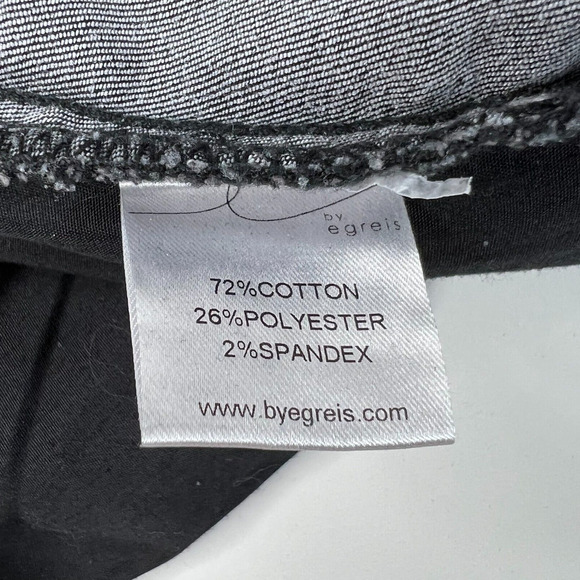 By Egreis NWT Black Denim Belted Dress Size S - Picture 5 of 6